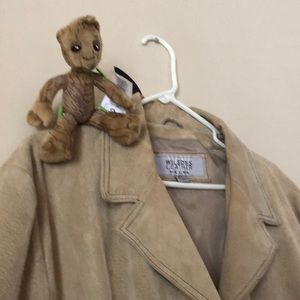 Beige Wilson Suede Coat size 3X